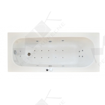 ARTTEC Massage FLAT 160x70 Hydro a air masážna akrylátová vaňa,  PAN01144