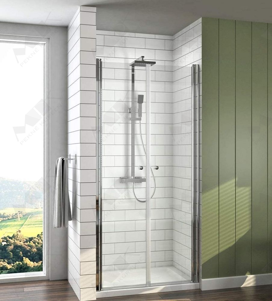Sanovo T2 80 - dvojkrídlové sprchové dvere 86-90cm